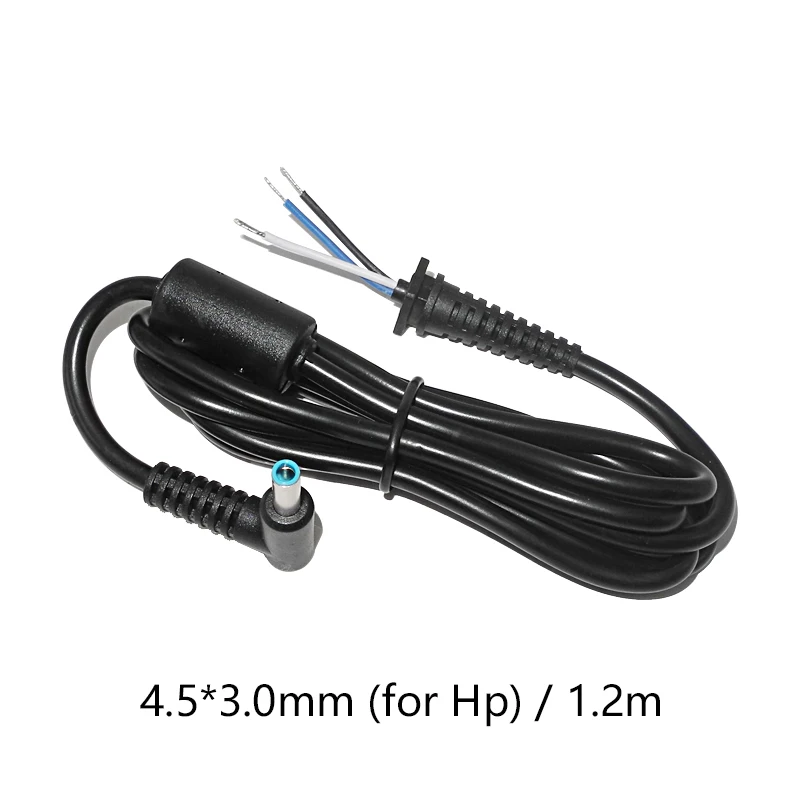 Conector de punta de conector de CC para ordenador portátil, Cable de fuente de alimentación para Samsung, HP, Dell, Sony, Toshiba, Asus, Acer,