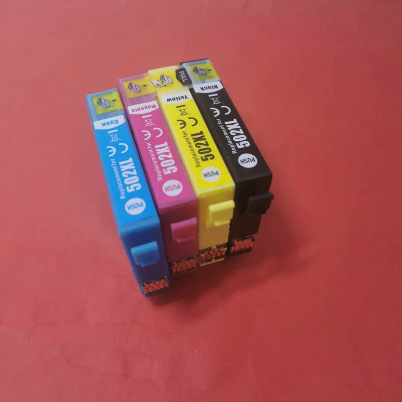 502XL T502 502 Ink cartridge  T02W1-T02W4 for Epson Expression Home XP-5100 XP-5105 WorkForce WF-2860DWF WF-2865 Printer