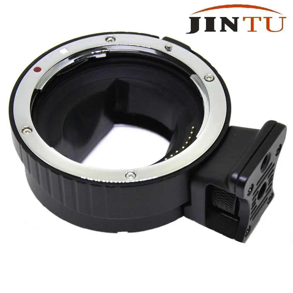 JINTU Auto Focus Lens Adapter EF-NEX IV for Canon EF EF-S lens to Sony E Mount NEX A7 A7R A7S A7RII A7RIII A9 A6500 Camera