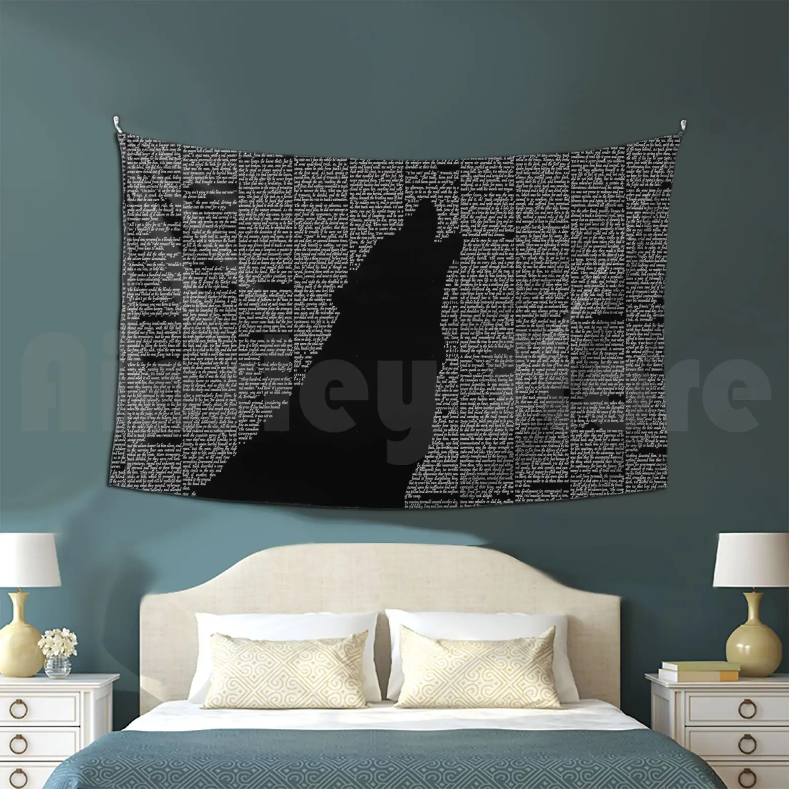 The Call Of The Wild Tapestry Background Wall Hanging Call Wild Jack London Wolf Book Books Literature Reading Nerd