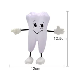 Tooth Shaped  Cartoons Fidget Toys Dental Tabletop Decorations Dentist Stress Anxiety Relief Tools Gift Souvenir