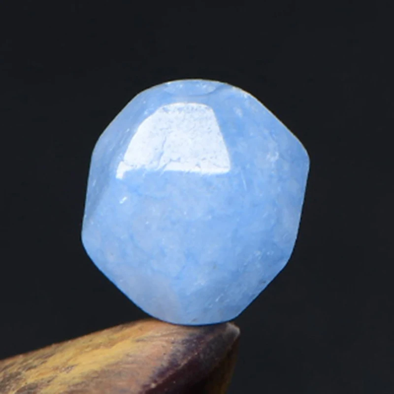 4A Natural Aquamarine Crystal Single Bead DIY Beads Jewelry Making