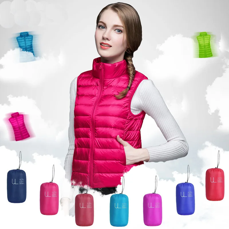 Women's Packable Hooded Down Jacket Ultra Light Insulated Puffer Coat Water Resistant