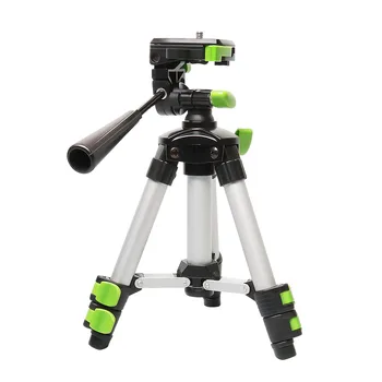 Tppar TPD05A 3-way Flexible Pan Head Bubble Level Laser Level Adjustable Tripod for Camera with 1/4&quot;-20 Screw Mount