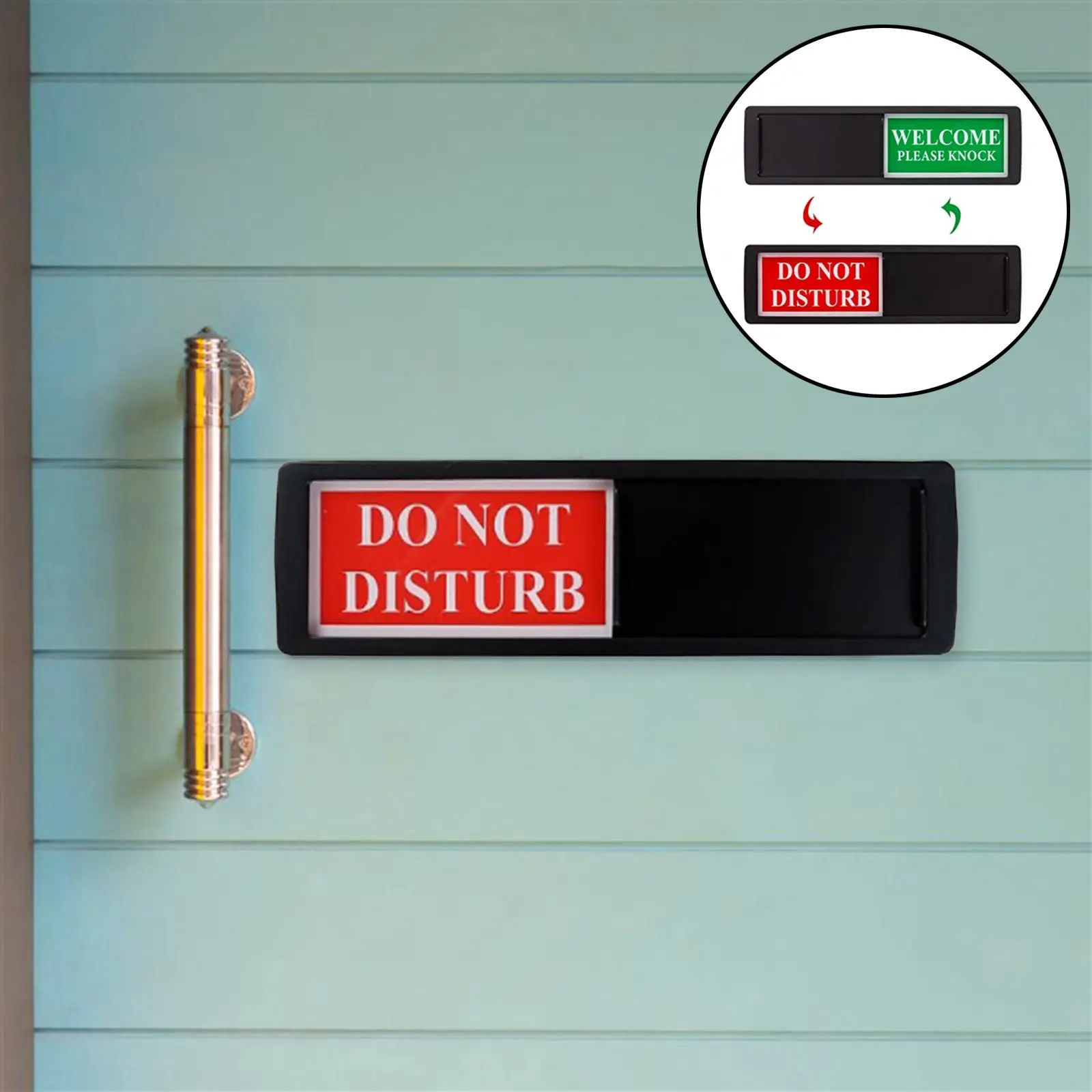 Adhesive Privacy Do Not Disturb Sign for Office Domestic Hotel Room Door