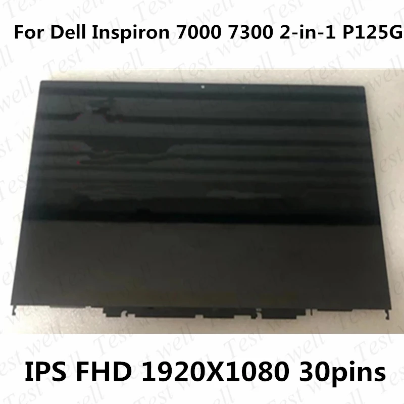 Original 13.3" FHD 1920*1080 LCD Touch Screen LAPTOP Replacement Assembly For Dell Inspiron 7000 7300 2-in-1 P125G P125G001