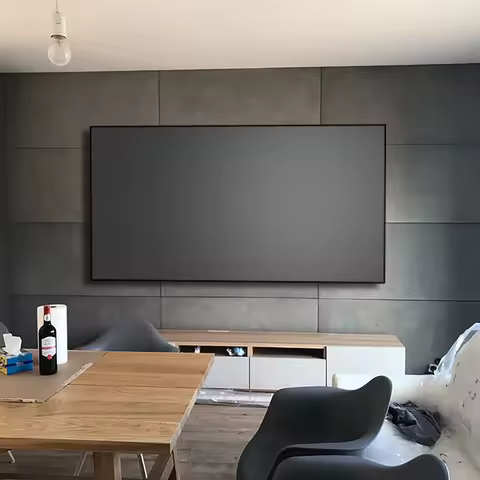 T-ALR-FU Trinovisuals 2.35:1Ultrawide 4K/8K Ultra HDR 3D LED Ambient Light Rejecting NanoEdge Fixed frame Screen