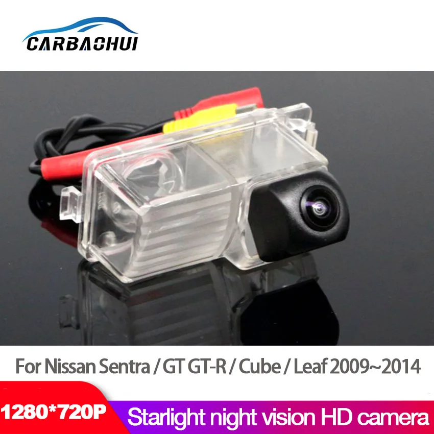 

Car starlight night vision rear view reversing camera For Nissan Sentra / GT GT-R / Cube / Leaf 2009~2014 HD CCD High quality