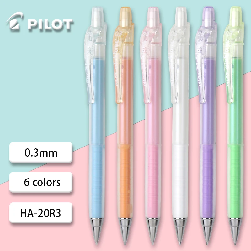 Japanese Pilot Mechanical Pencil 0.3mm Ultra-fine Drawing Pencil Air Blace Jelly Color Pen Holder HA-20R3 Kawaii Pencils