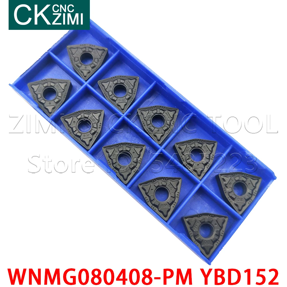 WNMG080408-PM YBD152 كربيد الخارجية تحول أدوات مخرطة أدوات الخشب تحول CNC إدراج أدوات WNMG 080408 للحديد الزهر
