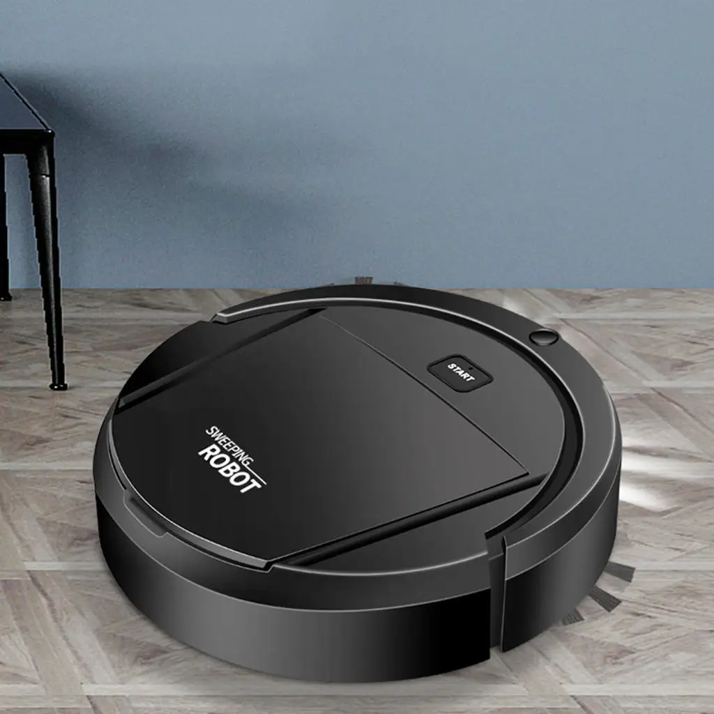 3 in 1 Robot Vacuum Cleaner Mini Rechargeable Suction Floor Sweeper for Hard Floor Carpets