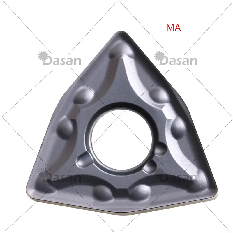 10pcs Inserts MA Inserts MS inserti in metallo duro in lega dura giradischi esterni tornio CNC per acciaio inossidabile