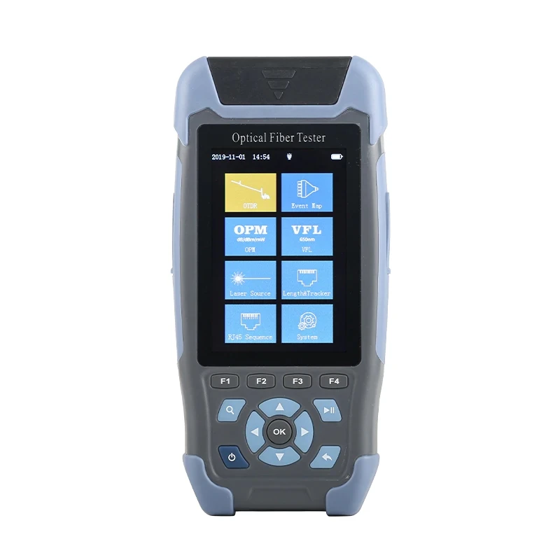 

NK3200D Optical Fiber Tester Mini OTDR Optical Time Domain Reflectometer Singlemode 24dB/22dB 64km 9 Functions 1310/1550 FC/UPC