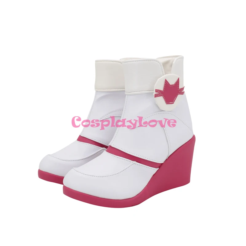 CosplayLove Arena Of Valor Honor of Kings Daji White Cosplay Shoes Long Boots Leather Hand Custom Made