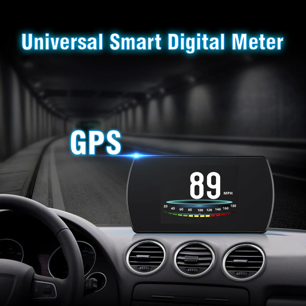 Smart Hud Car Head Up Display T800 GPS On-board Car Computer Smart Digital Meter TFT LCD Display Speedometer RPM Tacho Odometer