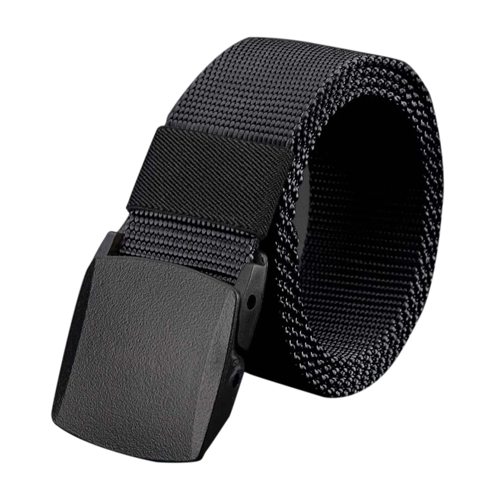 

Military Men Belt Army Belts Adjustable Belt Men Outdoor Travel Tactical Waist Belt with Plastic Buckle for Pants 130CM/140CM