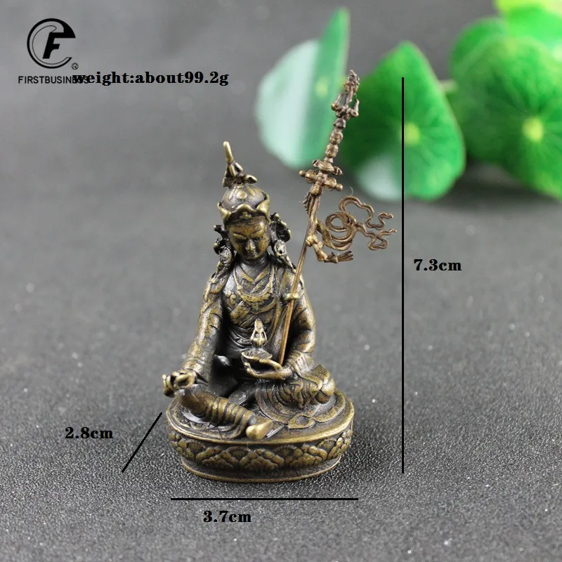 Aprox 7.3CM Height Medicine King Buddha Small Copper Statues Tantric Statues Buddha Statue Buddhism Buddhist Figure Figurine