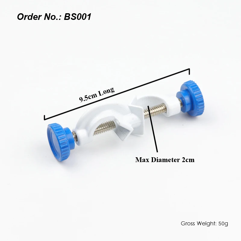 Medical Lab Research Retort Support Stand Platform for Beaker Flask Clamp Clip Ring Bosshead Burner Holder Iron Metal Grip Set