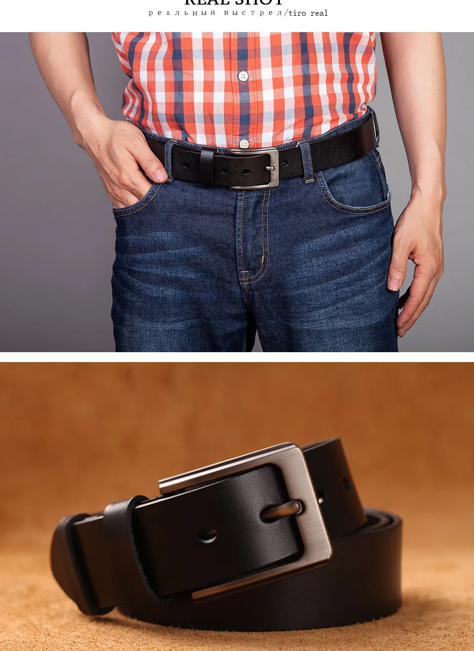 VAMOS KATOAL 100% Genuine Leather Belts For Men High Quality Casual Jeans Belt Cowskin Business Belt Cowboy Waistband