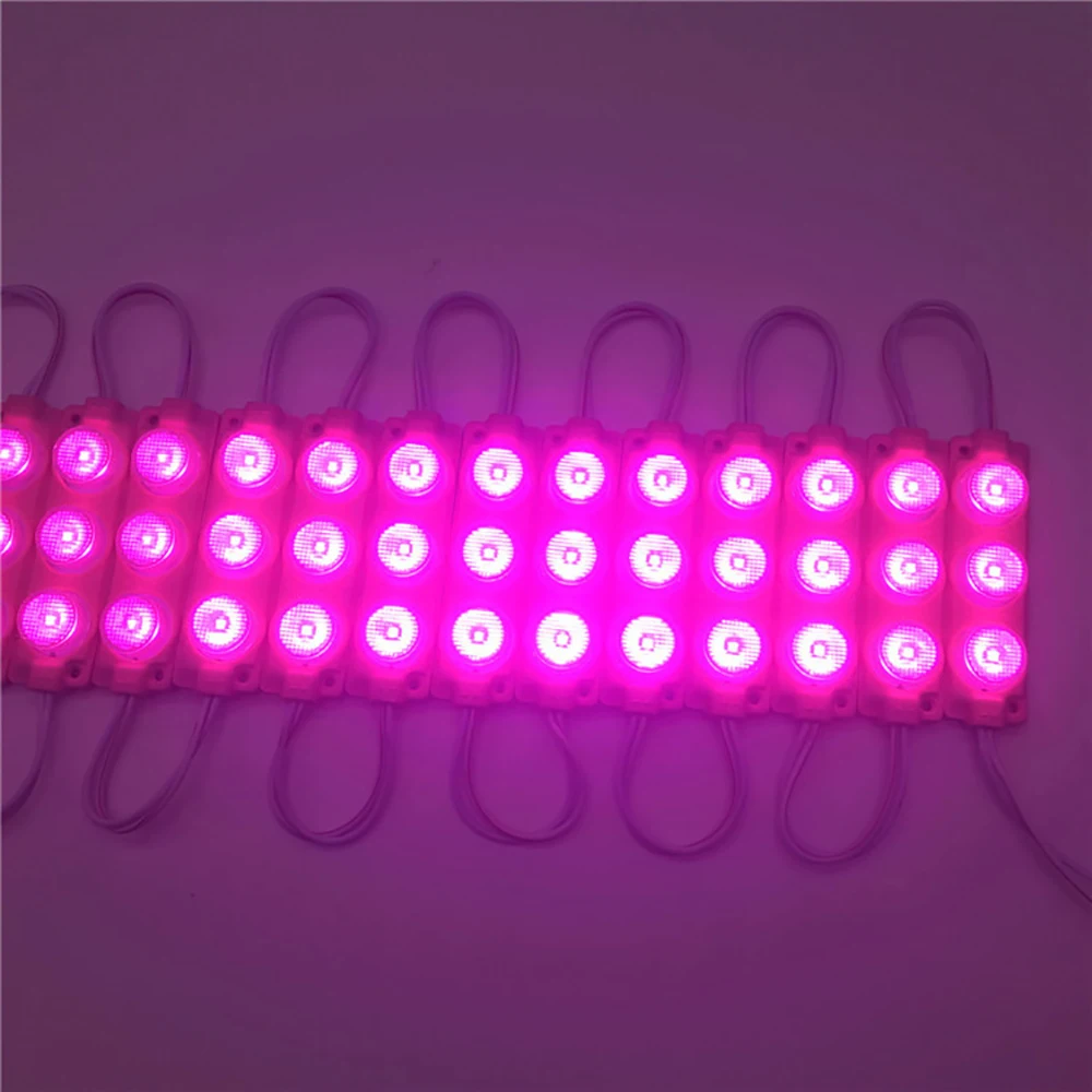 100Pcs/Lot 24V Super Bright 3W SMD 3030 LED Module Advertisement Design LED Module Lighting 3 LED DC12V 75*20mm IP65 Waterproof