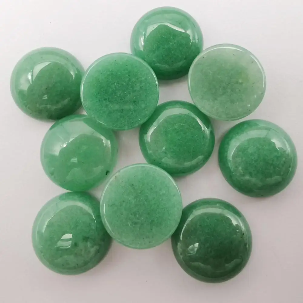 16MM Crystal Sodalite Sandstone Tigereye Aventurine Lapis Opal Mixed Stone Round CAB GEM Cabochon Jewelry Bead (10 pcs/lot)