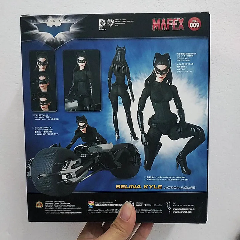 Mafex No.009 The Dark Knight Rises Catwoman Selina Kyle Action Figure Model Toy Gift