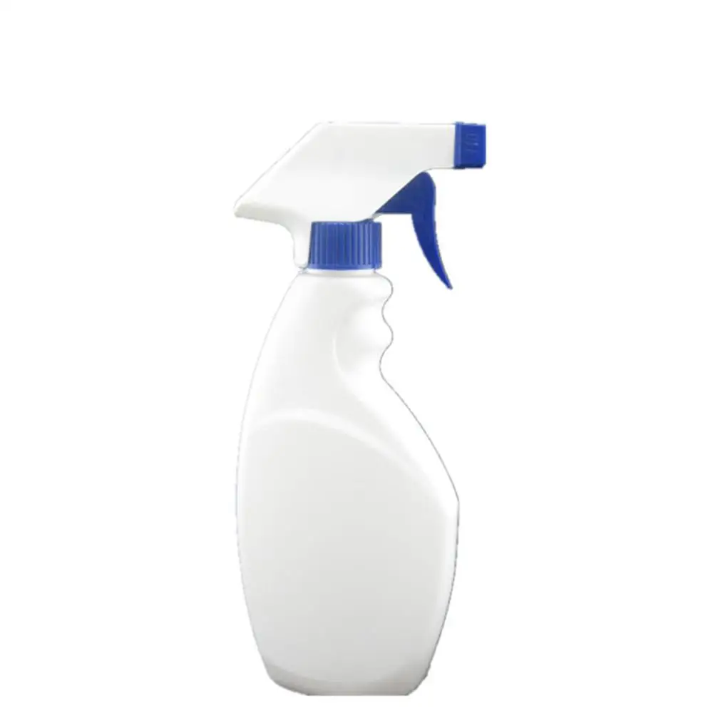 Pulverizador branco vazio do pe de 300ml 500ml 16oz, garrafa platic do fluxo com gatilho, bocal ajustável