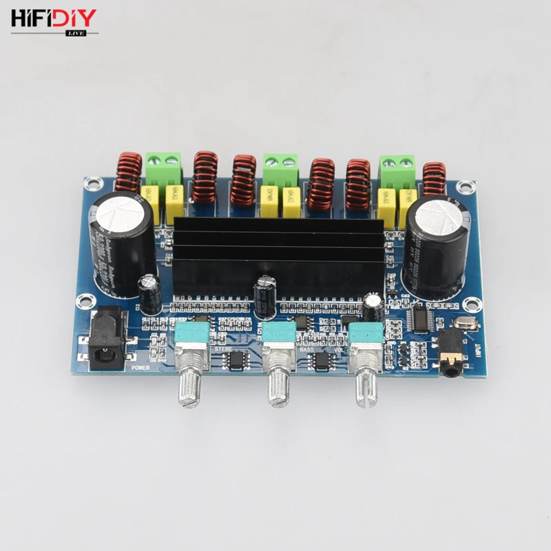 TPA3116D2 مضخم رقمي بلوتوث 5.0 نغمات الصوت 2.1 قناة ستيريو فئة D 50 واط * 2 + 100 واط المتكلم الصوت ل AUX XH-A305