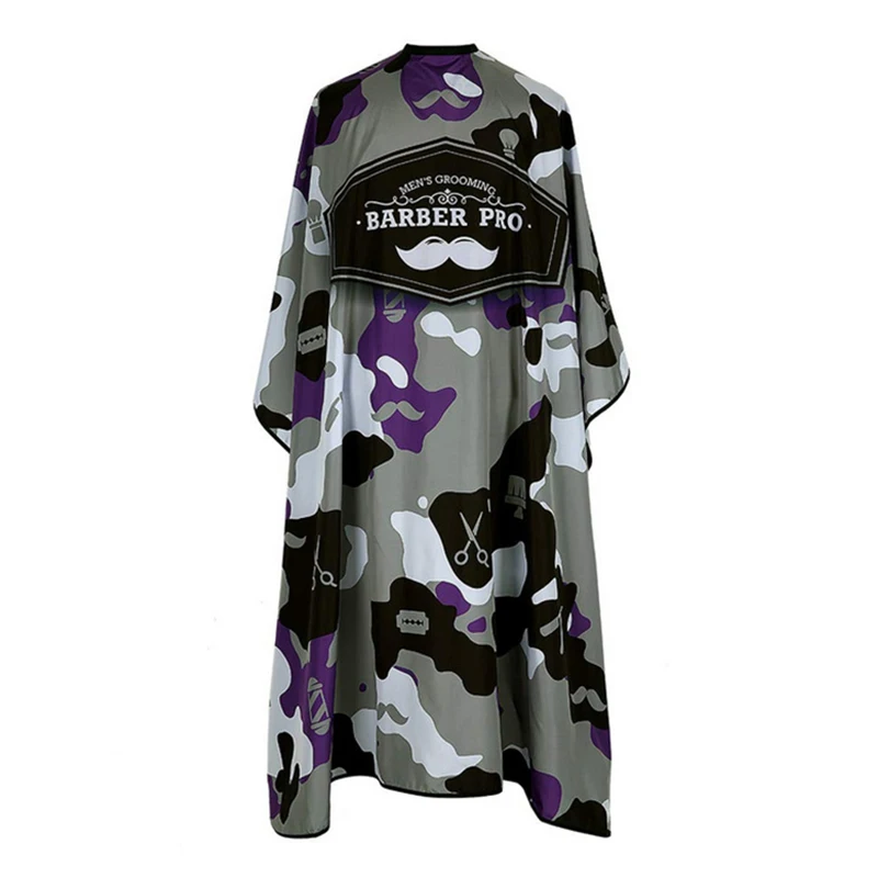 Camouflage Pattern Hairdresser Apron Hairdressing Barber Cloth Hair Cutting Gown Kids&Adult Cape Pro Salon Styling Tool