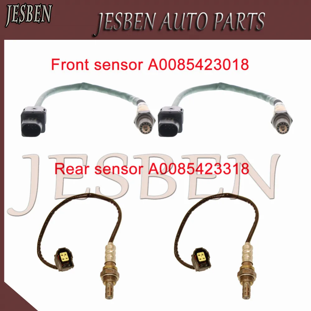 

4pcs A0085423318 A0085423018 Front Rear Lambda Probe O2 Oxygen Sensor For Mercedes-Benz S350 CGI W221 BlueEFFICIENCY S500 S63