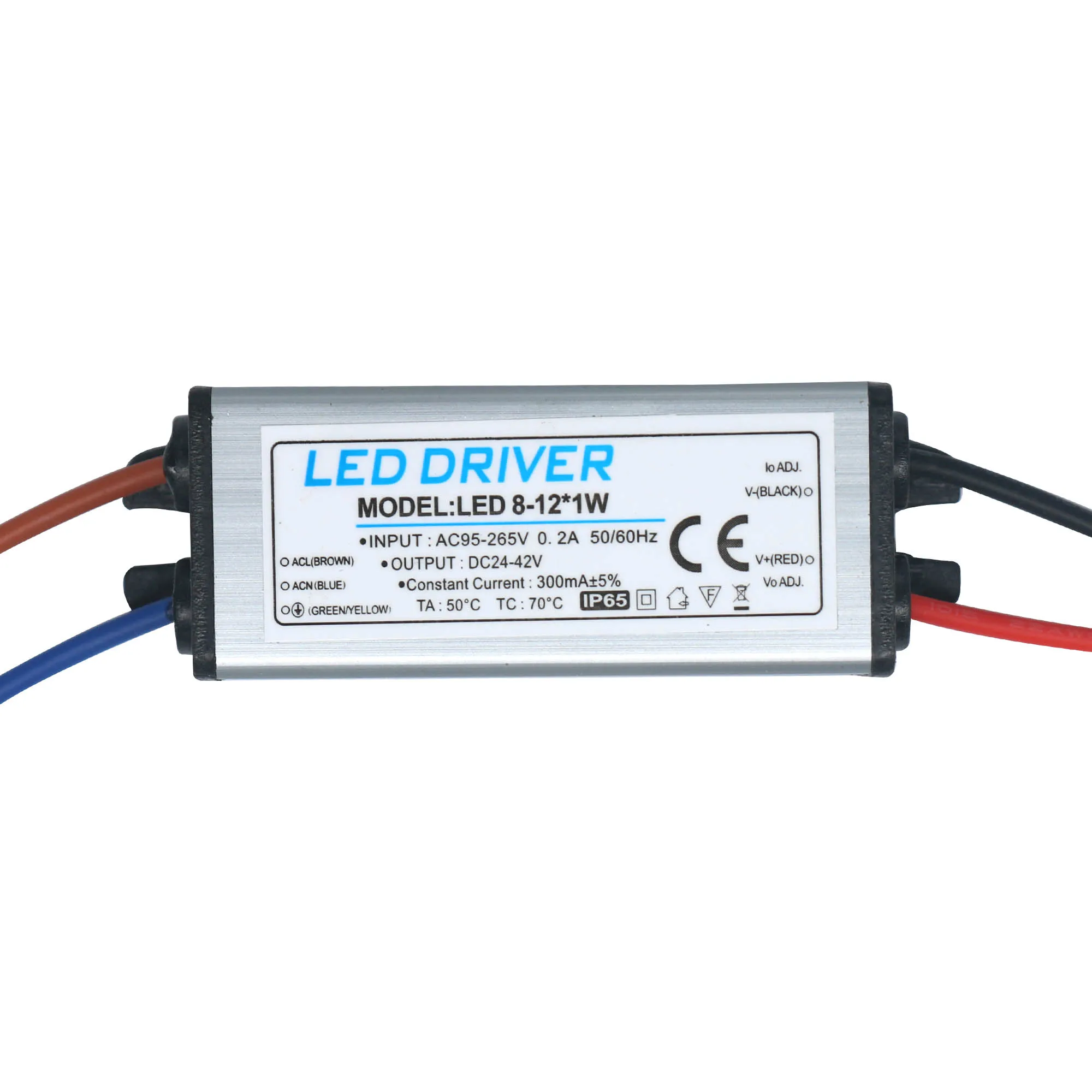 Imagem -04 - Led Impermeável Power Supply Driver Tensão Atual Constante Transformadores de Iluminação para Lâmpada Led 13w 47w 812w 25-36w 300ma