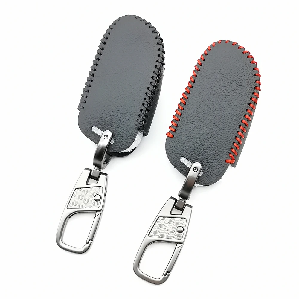 2020 High Quality leather key case for ST-5A Safety In Two Senses Car Alarm System Russian Version Fob