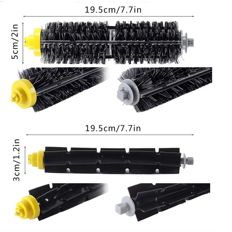 Cho IRobot Roomba 750 720 730 780 790 760 700 Phụ Kiện Bàn Chải Bộ Lọc Hepa Thay Thế Bộ Robot Hút Bụi Dự Phòng các Bộ Phận