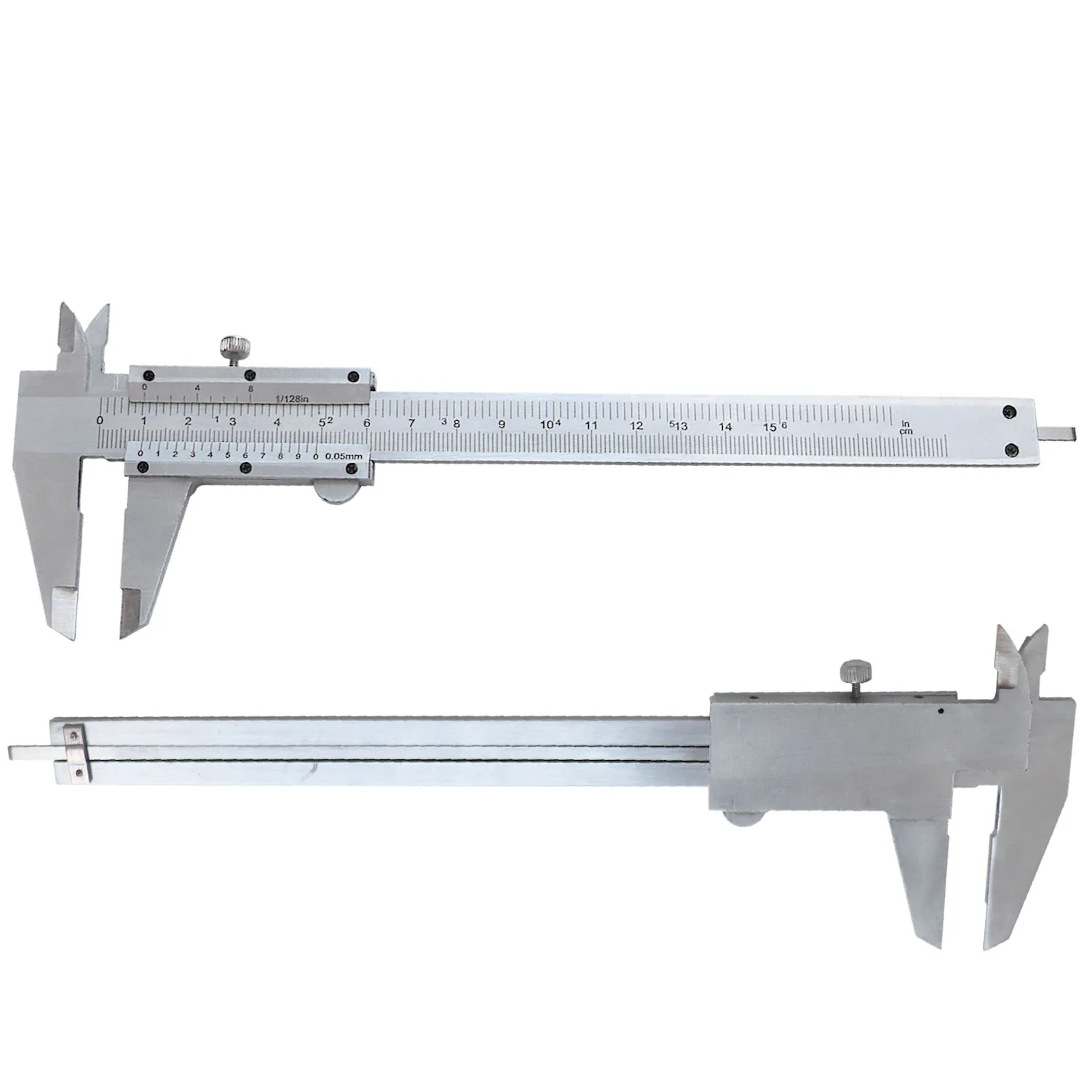 Calibrador Vernier de acero inoxidable de 100/150mm, herramienta de medición duradera, calibrador para mediciones de precisión, trabajo estable