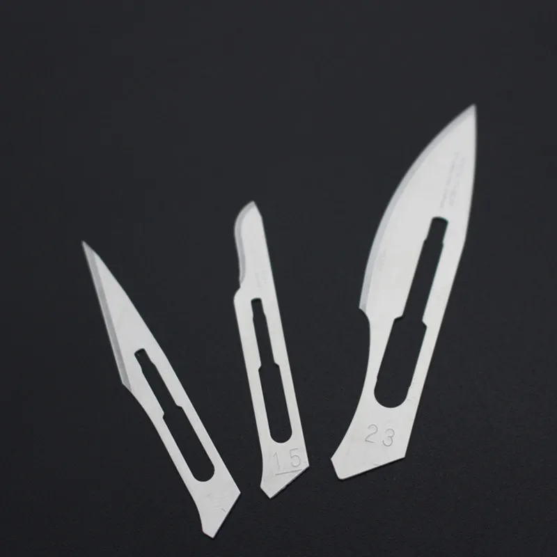 11# 15# 23# Carbon Steel Surgical Scalpel Blades for DIY Cutting Tool PCB Repair Animal Surgical Knife