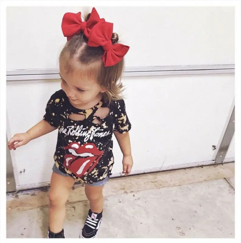 아기 모자를 쓰고 있죠 유아 어린이 헤어 클립 아기 소녀 2Pcs HairBows 솔리드 컬러 Bowknot 아기 귀여운 액세서리 9 색 최신 유행