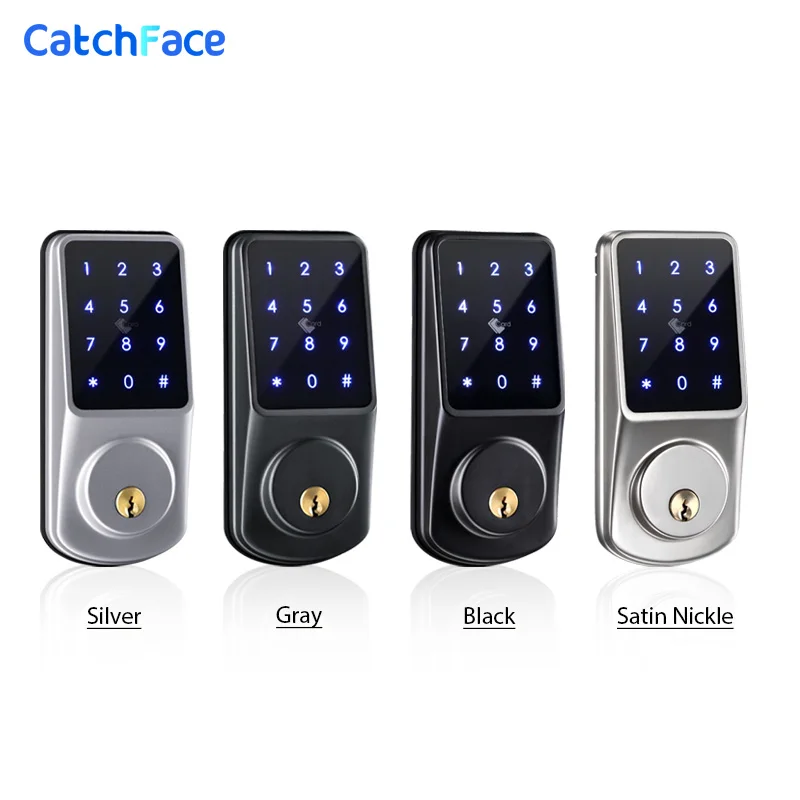 Bluetooth Smart Lock Electronic Door Lock Unlock with TTLock APP Backup Key Digital Lock For Home Office Apartment Hotel School