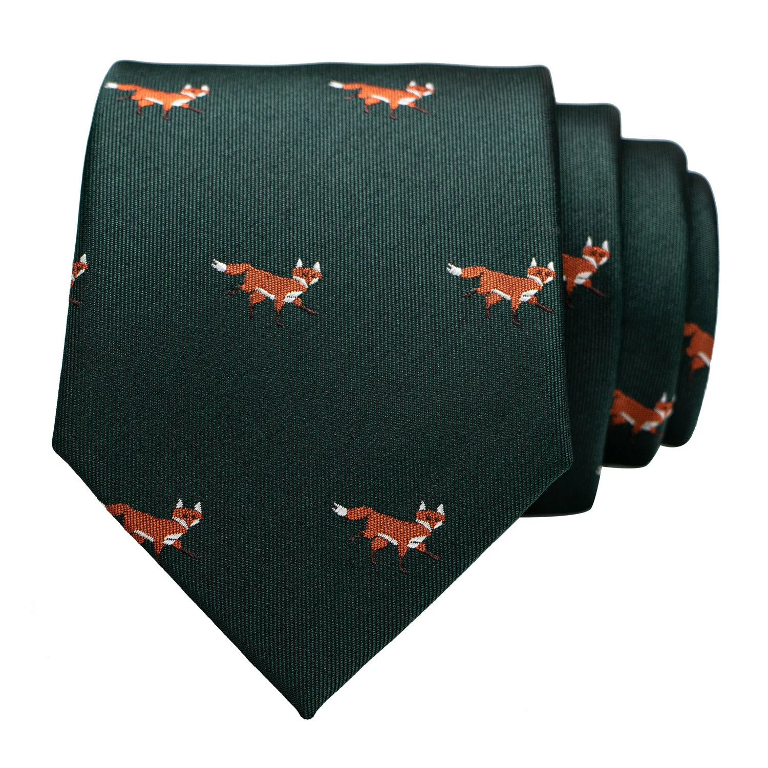 Neues Design Tierkrawatte für Männer, Seidenkrawatte mit Dinosaurier-, Schnecken-, Fuchs- und Flamingo-Motiven, Jacquard, Modisch für Party und Hochzeit, Gravata-Krawatten – Detail 10