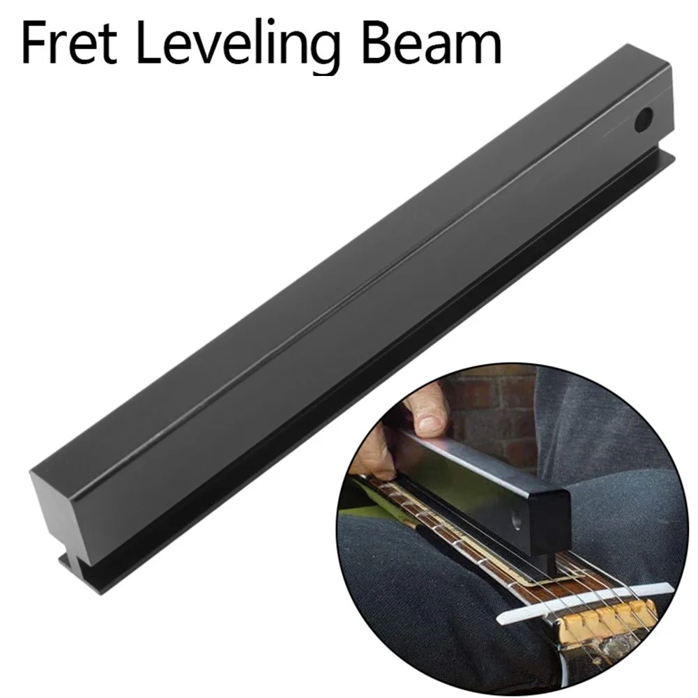 3 Sizes Optional Fretbar Leveler Fret Sanding Leveling Beam File Bar Luthier Tool For Guitar Bass Repair Maintenance