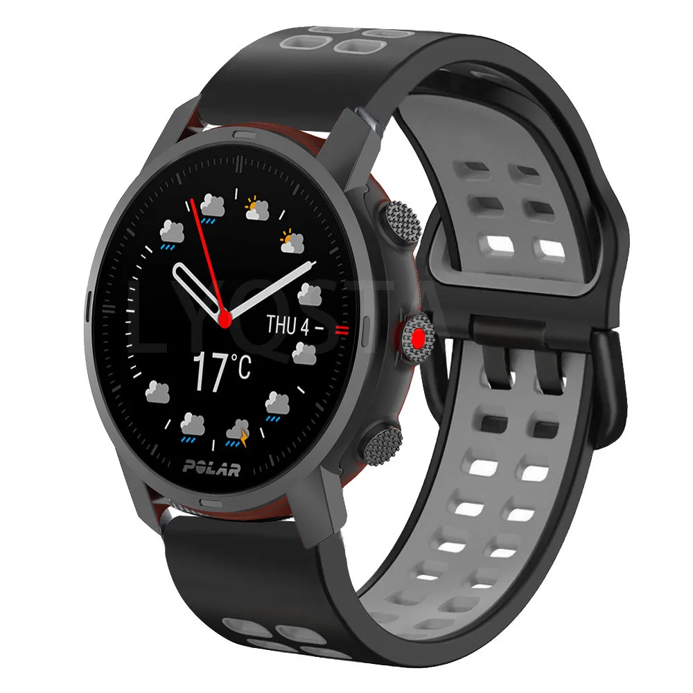 Orologio intelligente da 22mm per cinturino in Silicone Polar Grit X/Polar Grit X Pro per accessorio per cinturino Vantage M/M2 facile da installare