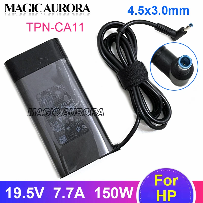Original TPN-CA11 Power Adapter 19.5V 7.7A 150W TPN-DA09 TPN-DA03 For HP Pavilion Gaming 15 17 17-AN001CA ZBOOK G3 G4 Charger