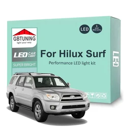 Car Accessories For Toyota Hilux Surf 1984-2004 2005 2006 2007 2008 2009 Canbus Dome License Plate LED Interior Light Bulb Kit