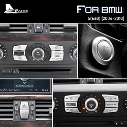 AIRSPEED for BMW 5 Series E60 2004-2010 ABS Air Conditioning Button Decoration Cover Auto Accessories Trim Car Styling Sticker