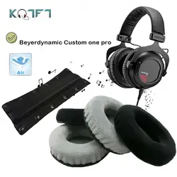 KQTFT Velvet Replacement Parts for Beyerdynamic Custom one pro EarPads Earmuff Cover Cushion Cups Bumper Headband Sleeve