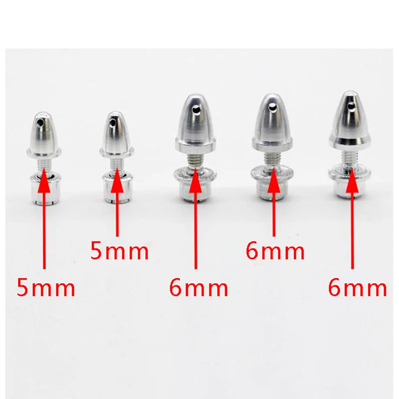 5pcs RC Aluminum Bullet Propeller Adapter Holder For Brushless Motor Prop Parts accessori