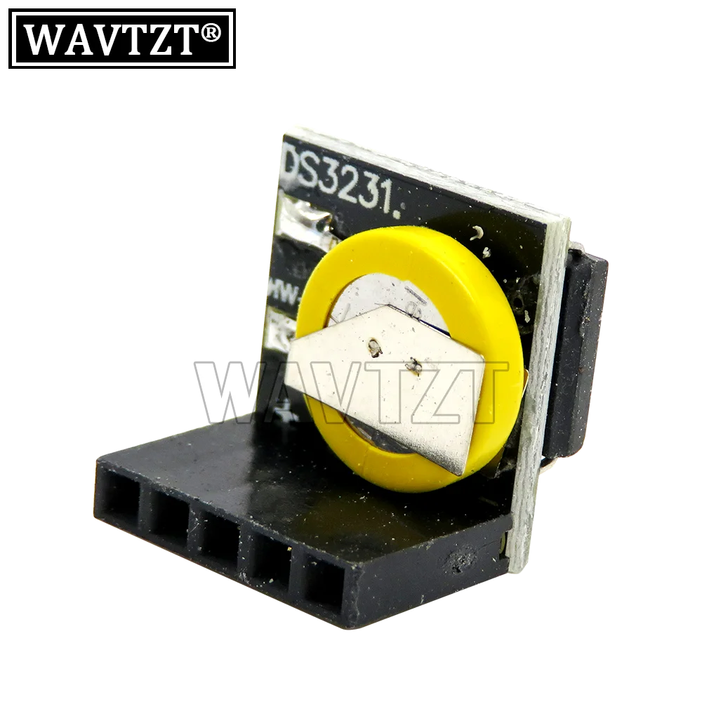 WAVTZT DS3231 Real Time Clock Module RTC 3.3V/5V with Battery for Raspberry Pi for arduino