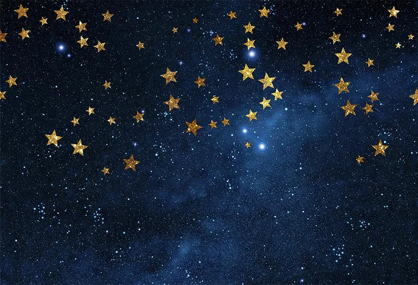 Fondo de fotografía de cielo estrellado, accesorios de estudio fotográfico, universo, espacio, centelleante, Estrella pequeña, Baby Shower, cumpleaños, sesión fotográfica