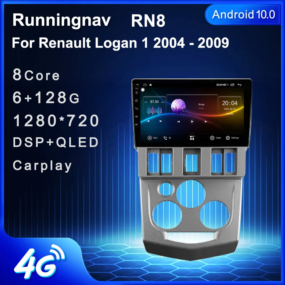 

Runningnav For Renault Logan 1 Dacia Logan 2004-2009 Android Car Radio Multimedia Video Player Navigation GPS