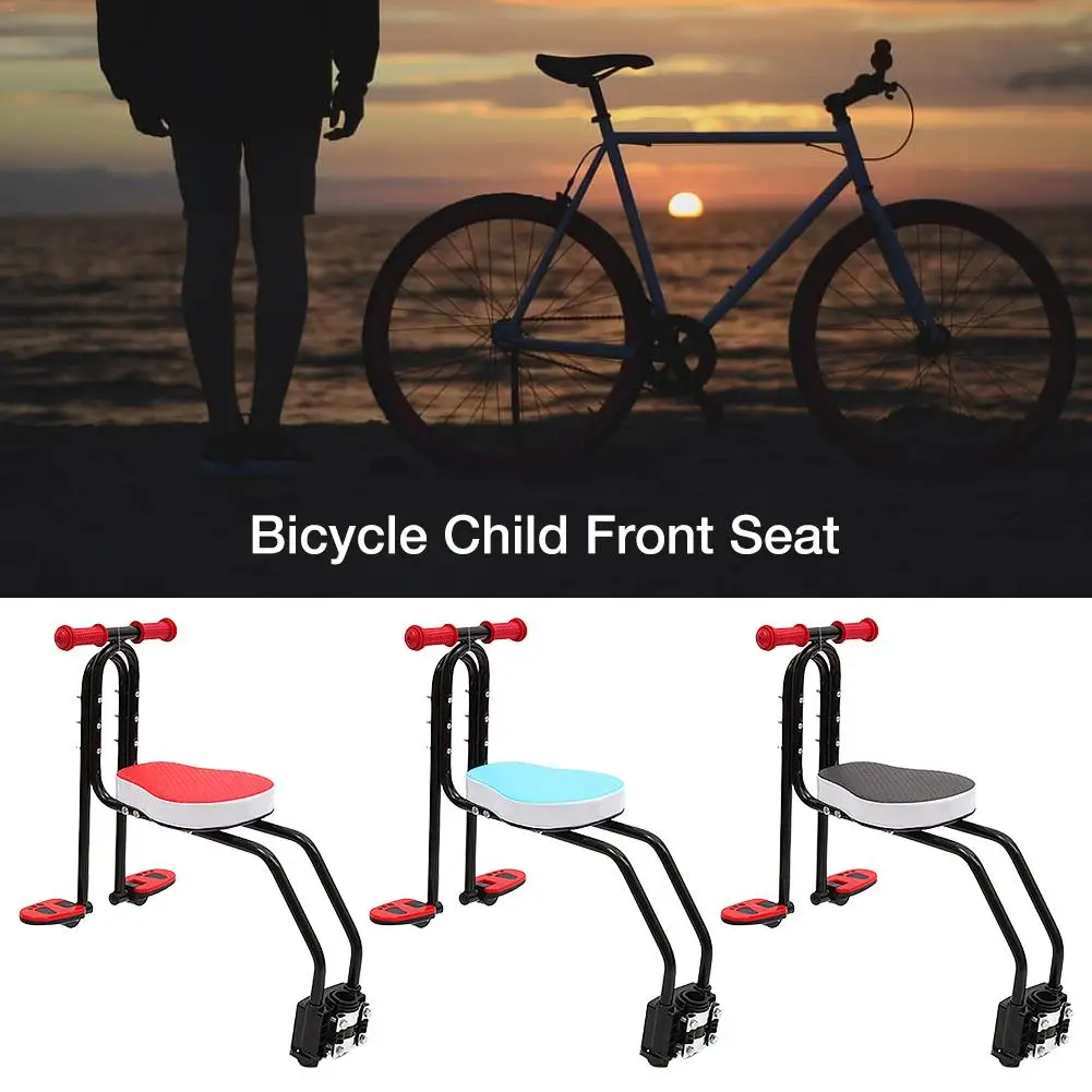 

Mountain Bike MTB Front Seat Mat Children Bicycle Safety Chair Adjustable Height Fit All The Mountain Bikes And Leisure Bicycles