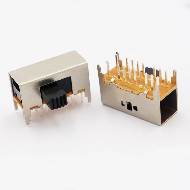 10pcs SK-43D03 Side Toggle Switch Interruptor Mini Slide Switches 16pin